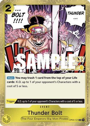 Thunder Bolt (Judge Pack Vol. 2) (OP03-121) - One Piece Promotion Cards