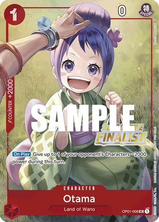 Otama (Offline Regional 2023) [Finalist] (OP01-006) - One Piece Promotion Cards