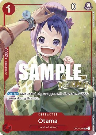 Otama (Offline Regional 2023) [Participant] (OP01-006) - One Piece Promotion Cards