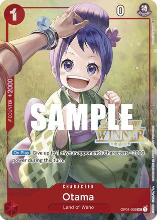 Otama (Offline Regional 2023) [Winner] (OP01-006) - One Piece Promotion Cards