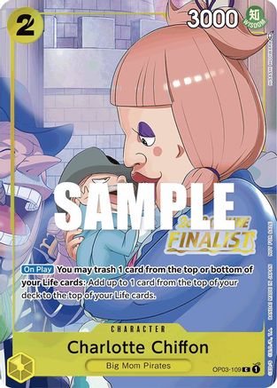 Charlotte Chiffon (Offline Regional 2023) [Finalist] (OP03-109) - One Piece Promotion Cards