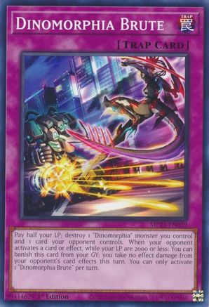 Dinomorphia Brute (MP23-EN039) - 25th Anniversary Tin: Dueling Heroes Mega Pack 1st Edition