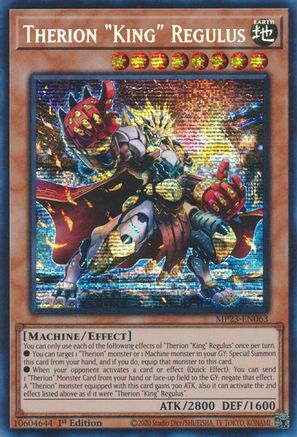 Therion "King" Regulus (MP23-EN063) - 25th Anniversary Tin: Dueling Heroes Mega Pack 1st Edition