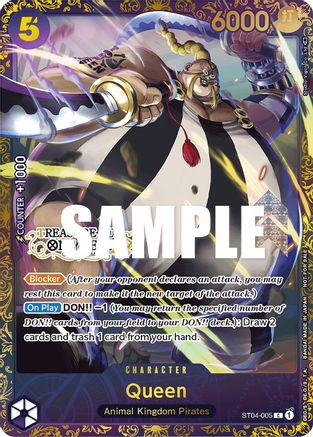 Queen (Treasure Cup) (ST04-005) - One Piece Promotion Cards