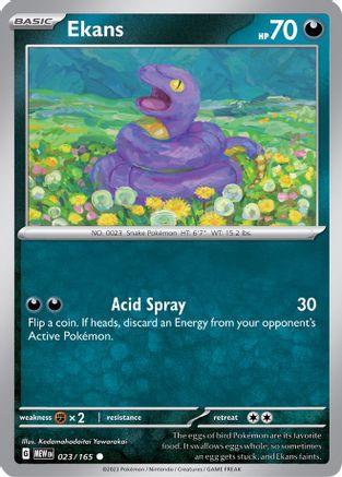 Ekans (023/165) [Écarlate et Violet : 151] 