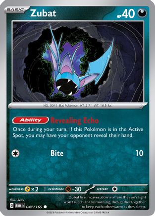 Zubat (041/165) [Scarlet & Violet: 151]