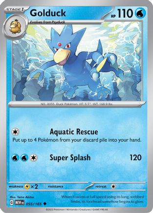 Golduck (055/165) [Écarlate et Violet : 151] 