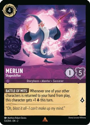 Merlin - Shapeshifter (53/204)  - Rise of the Floodborn