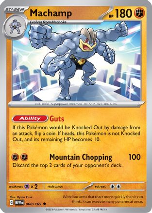 Machamp (068/165) [Écarlate et Violet : 151] 