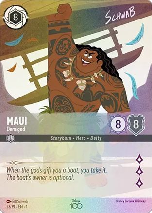 Maui - Demi-Dieu (Art alternatif) (23) [Disney100 Promos] 