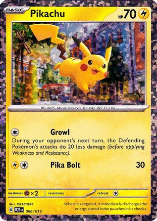 Pikachu (006/015) [Promos McDonald's : Collection 2023] 