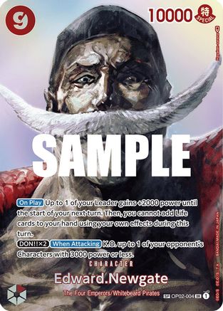 Edward.Newgate (SP) (OP02-004) - Kingdoms of Intrigue