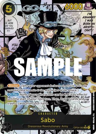Sabo (Alternate Art) (Manga) (OP04-083) - Kingdoms of Intrigue