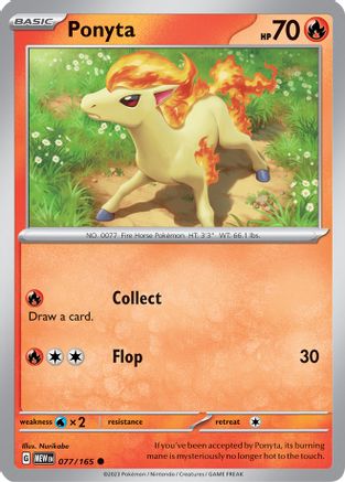 Ponyta (077/165) [Écarlate et Violet : 151] 