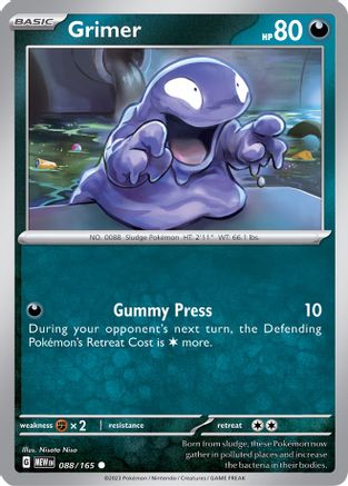 Grimer (088/165) [Écarlate et Violet : 151] 