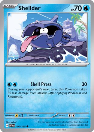 Shellder (090/165) [Scarlet & Violet: 151]