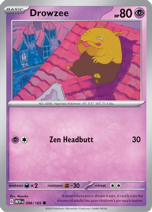 Drowzee (096/165) [Écarlate et Violet : 151] 