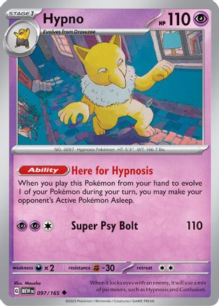 Hypno 97 - [SV Scarlet & Violet 151]
