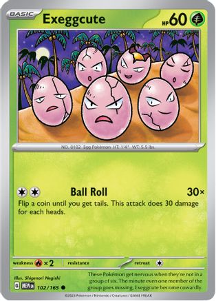 Exeggcute (102/165) [Écarlate et Violet : 151] 