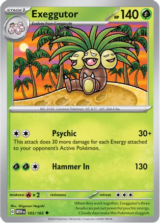 Exeggutor (103/165) [Écarlate et Violet : 151] 