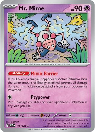 Mr. Mime (122/165) [Scarlet & Violet: 151]