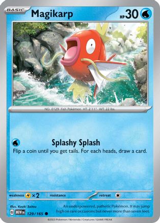 Magikarpe (129/165) [Écarlate et Violet : 151] 