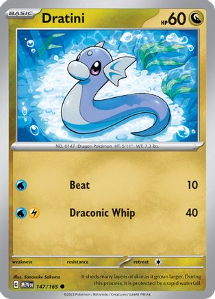 Dratini (147/165) [Écarlate et Violet : 151] 