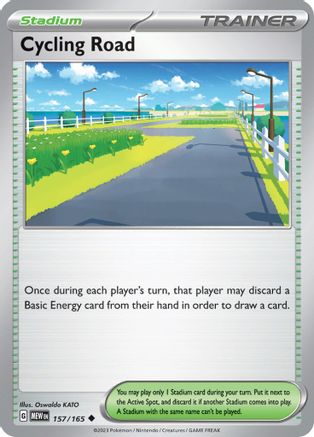 Route cyclable (157/165) [Écarlate et Violet : 151] 
