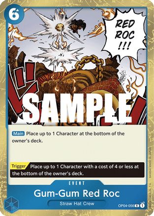 Gum-Gum Red Roc (OP04-056) - Kingdoms of Intrigue
