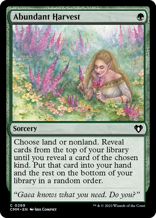 Abundant Harvest (CMM-269) - [Commander Masters]