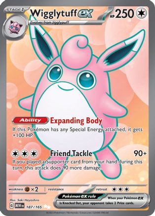 Wigglytuff ex (187/165) [Écarlate et Violet : 151] 