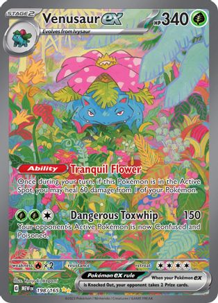 Venusaur ex (198/165) [Écarlate et Violet : 151] 