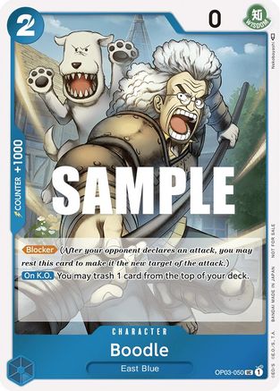 Boodle (Dash Pack) (OP03-050) - Kingdoms of Intrigue