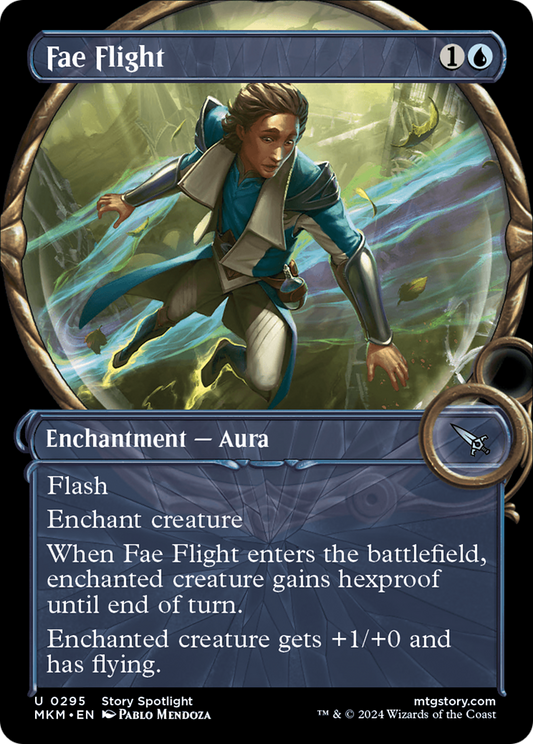Fae Flight (MKM-295) - [Murders at Karlov Manor]: (Showcase) Foil