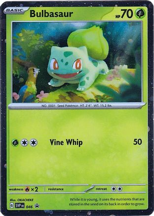 Bulbasaur (046) (Cosmos Holo) [Écarlate et Violet : Promos Black Star] 