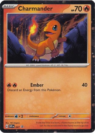 Charmander (047) (Cosmos Holo) [Scarlet &amp; Violet: Black Star Promos] 