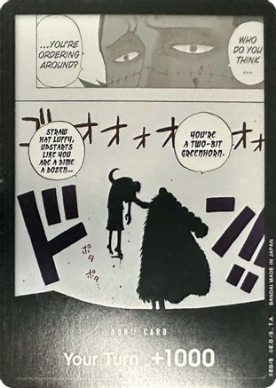 ENFILER!! Carte (Spécial DON !! Pack de Cartes) (Noir et Blanc) [Royaumes de l'Intrigue] 