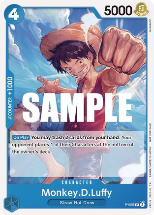 Monkey.D.Luffy (Kit de combat scellé Vol. 1) [Cartes promotionnelles One Piece] 