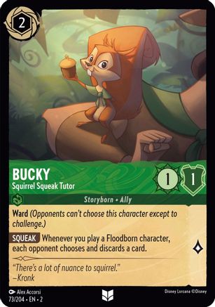 Bucky - Squirrel Squeak Tutor (73/204)  - Rise of the Floodborn