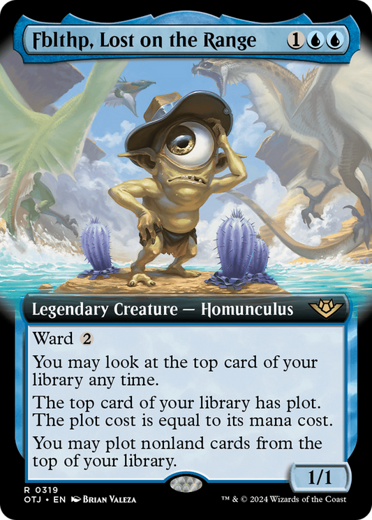 Fblthp, Lost on the Range (OTJ-319) - [Outlaws of Thunder Junction]: (Extended Art) Foil