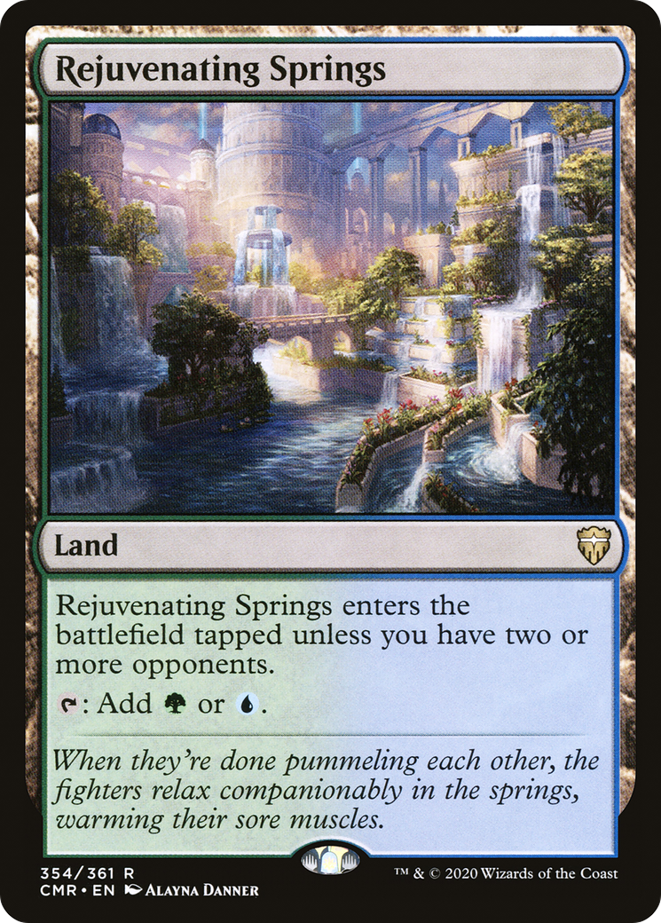 Rejuvenating Springs (CMR-354) - [Commander Legends] Foil