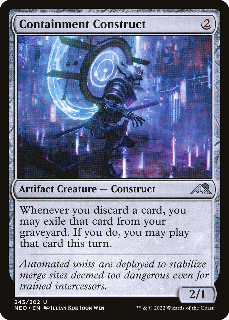 Containment Construct (NEO-243) - [Kamigawa: Neon Dynasty] Foil