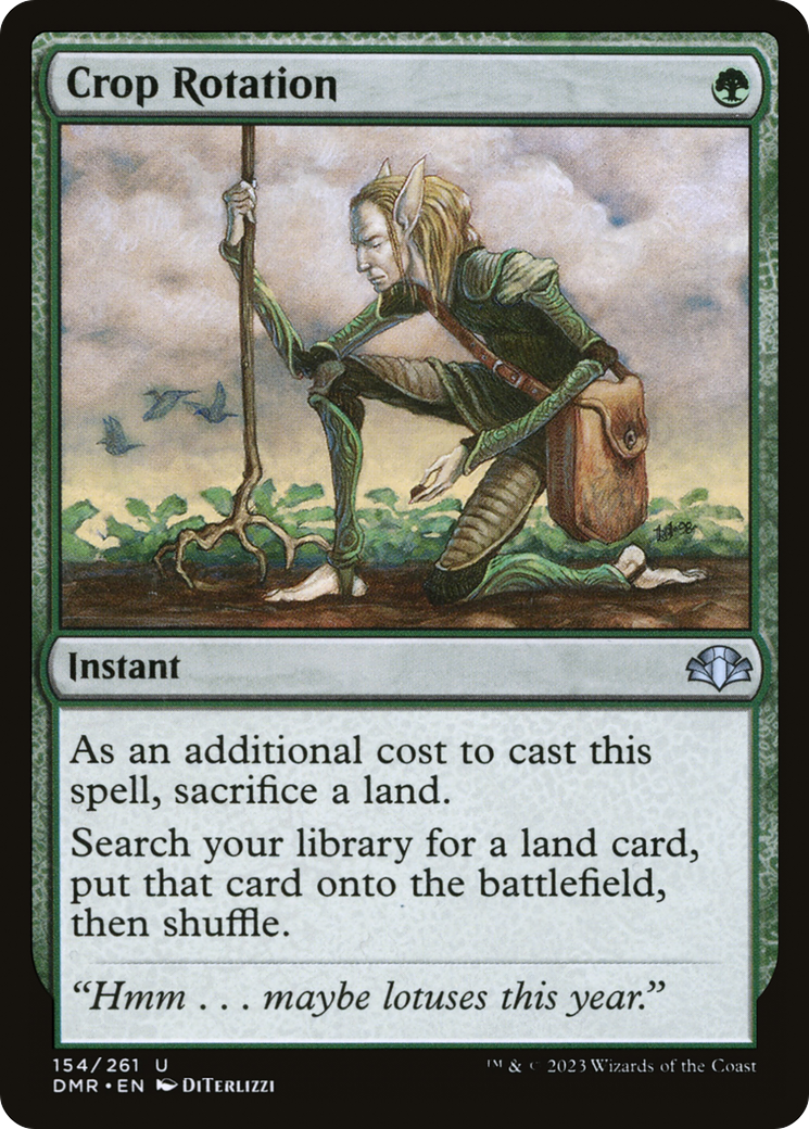 Crop Rotation (DMR-154) - [Dominaria Remastered] Foil
