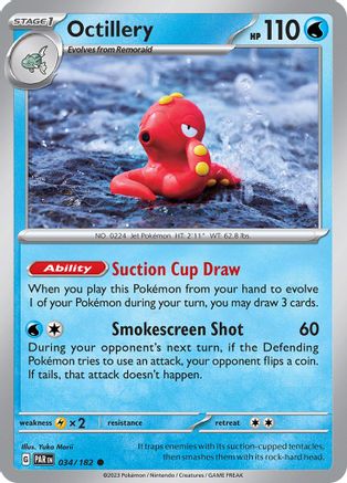 Octillery (034/182) [Écarlate et Violet : Paradox Rift] 