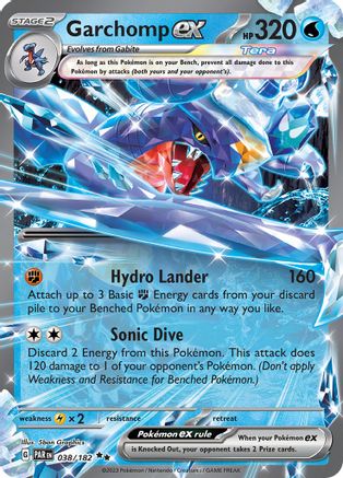 Garchomp ex (038/182) [Écarlate et Violet : Paradox Rift] 