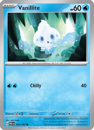 Vanillite (043/182) [Écarlate et Violet : Faille paradoxale] 