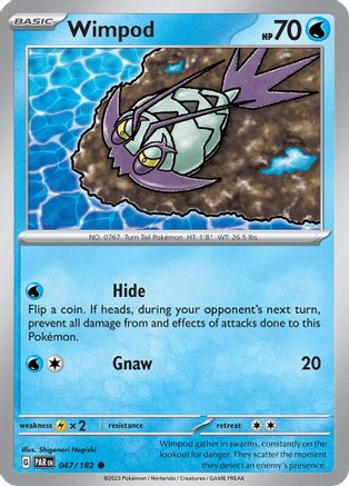 Wimpod (047/182) [Écarlate et Violet : Faille paradoxale] 