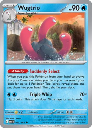 Wugtrio 53 - [SV04 Paradox Rift]