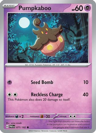 Pumpkaboo (077/182) [Écarlate et Violet : Faille Paradoxe] 