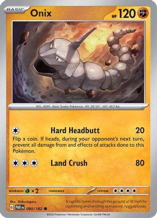 Onix (090/182) [Écarlate et Violet : Faille paradoxale] 